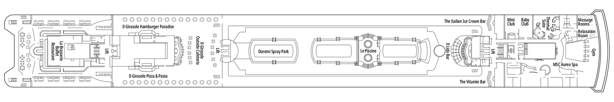 Deck 11 - Acquamarina plan